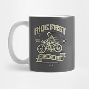 Ride Fast: Cafe Racer Club Vintage Design Mug